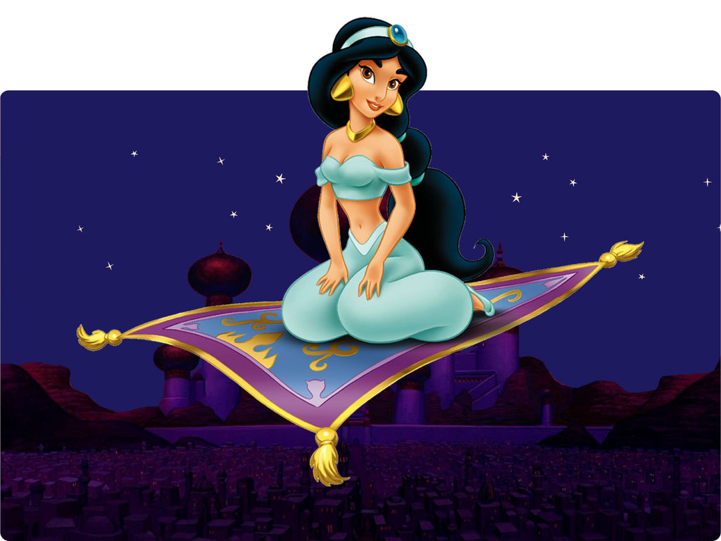  Disney Princess Jasmine Aladdin Girl's Costume, Purple :  Clothing, Shoes & Jewelry