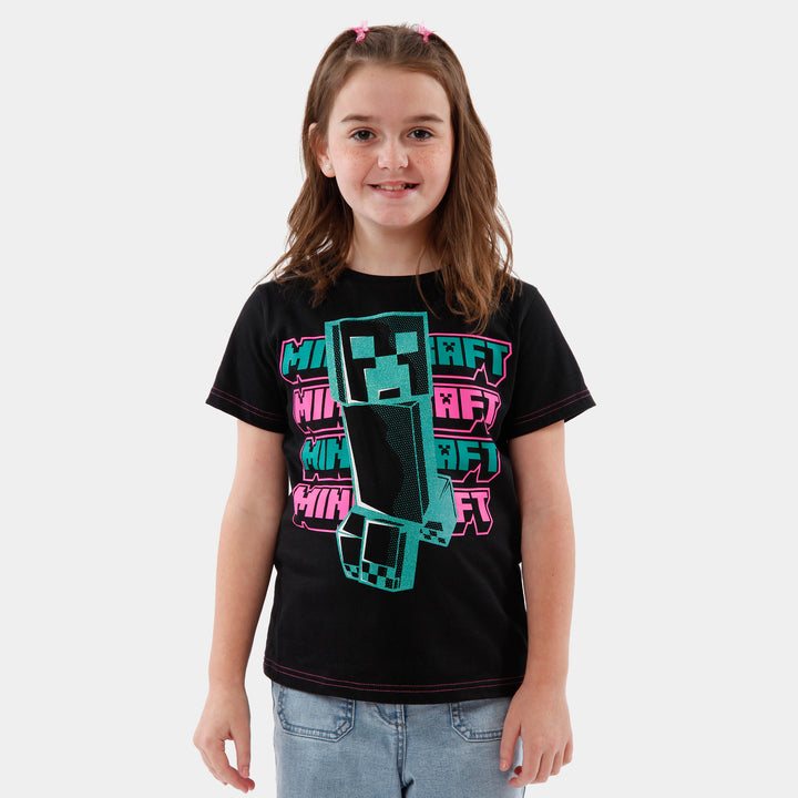 Minecraft Girls Underwear Pack of 5 Creeper Multicolor 7 : :  Clothing, Shoes & Accessories