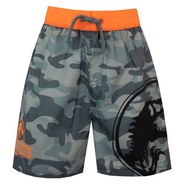 Jurassic World Swim Shorts Kids Official Character Merchandise